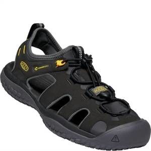 NEW KEEN men's solr sandals in black/ gold